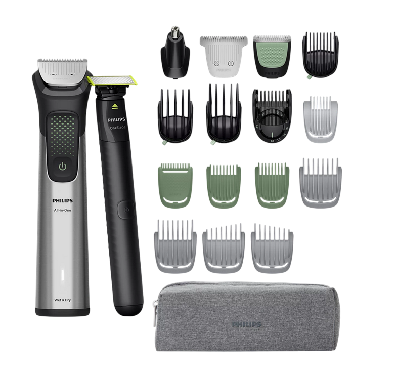 Philips bottling machine MG9558/15 - OneBlade & BeardSense, 27 touch, waterproof