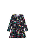 Lovetti Children's women's dress Girls Cutouts, black