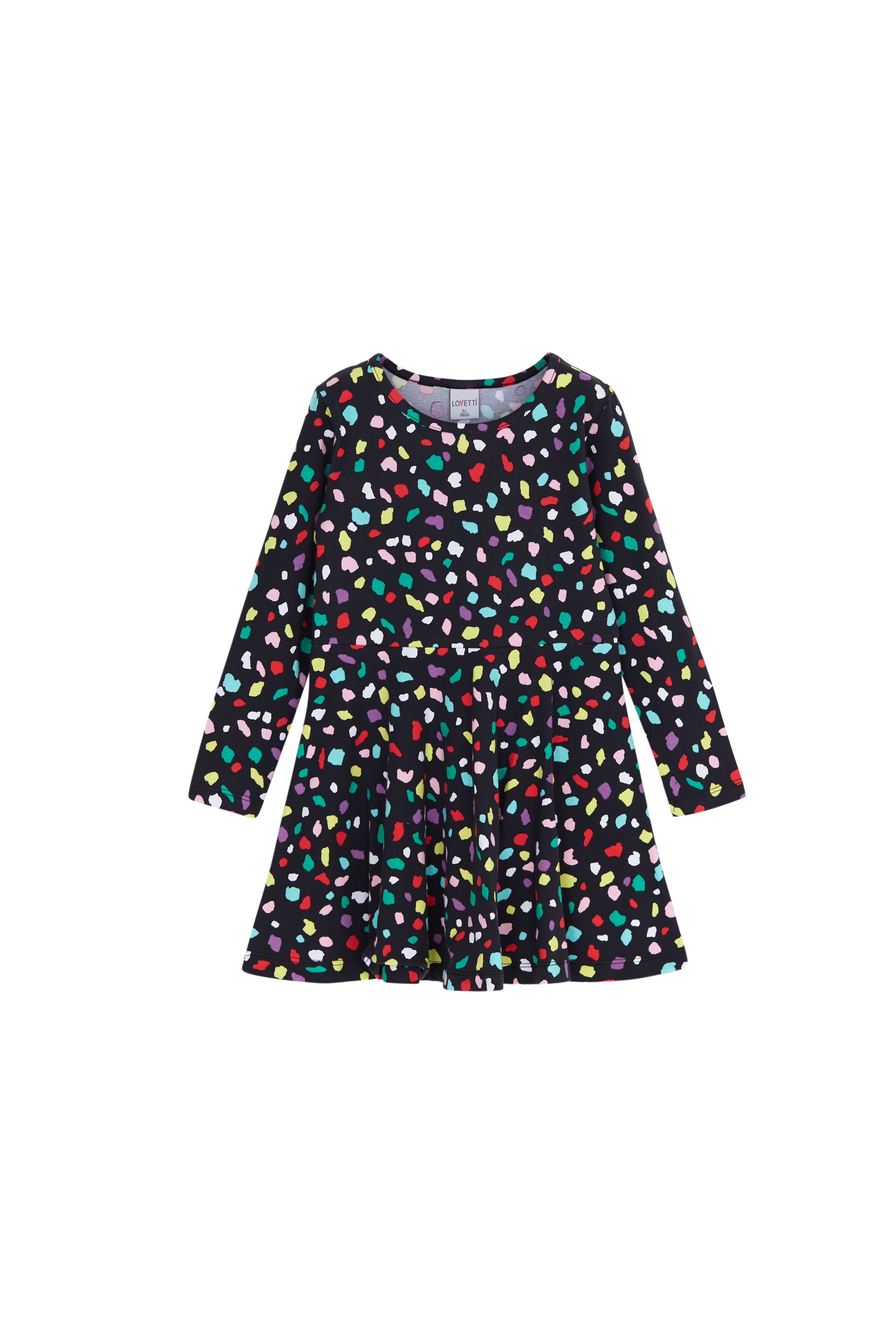 Lovetti Children's women's dress Girls Cutouts, black