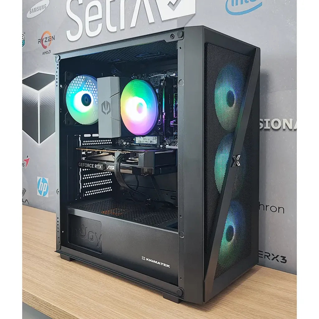 PowerCube Gaming Computer G4250 Vector Gen7 V2 3D Ryzen 5 7500X3D 16GB DDR5 NVMe 1TB RTX5060 8GB