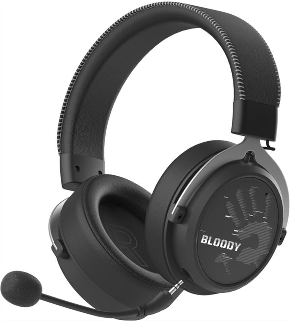 A4TECH Wireless Bloody Gaming MR590 RGB, 3.5mm/2.4G/BT5.3, Dock, Detachable Mic, Black