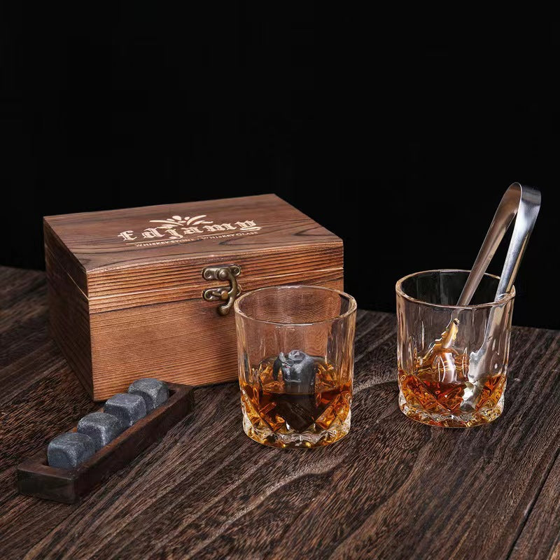 Scotch set 2 glasses and ice cubes 175