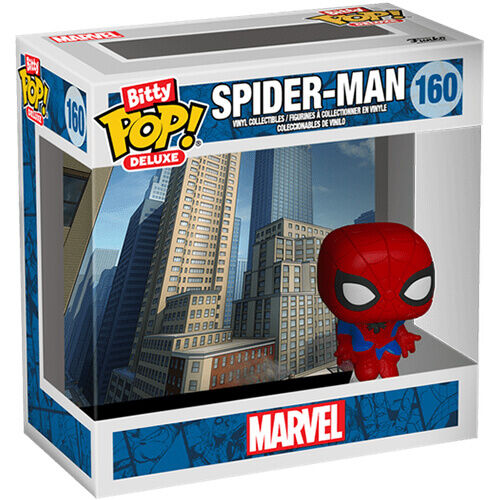 Funko Bitty Pop! Deluxe: Marvel Spider-Man (Cityscape) #160 Vinyl Figure