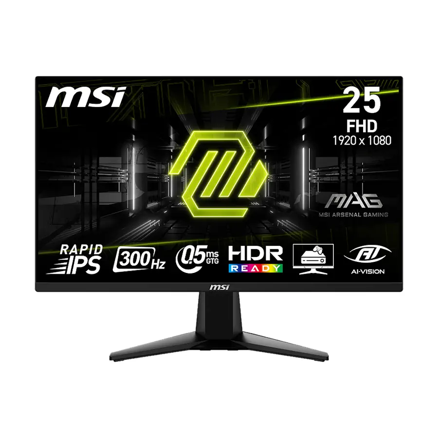 MSI Gaming Monitor MAG 255XF 25" 300Hz 0.5ms FHD IPS