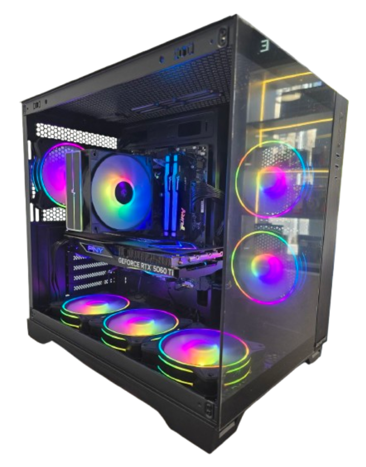 Insomnia Computer configuration Shadow Glass Lite: A620M, 7600X, 32GB DDR5-5600, 5060Ti, 1TB
