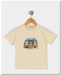 ALG baby male T-shirt just surf vibes cream
