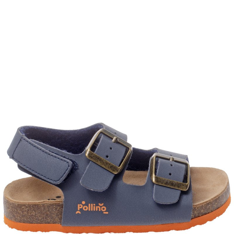 Pollino sandals for boys, blue