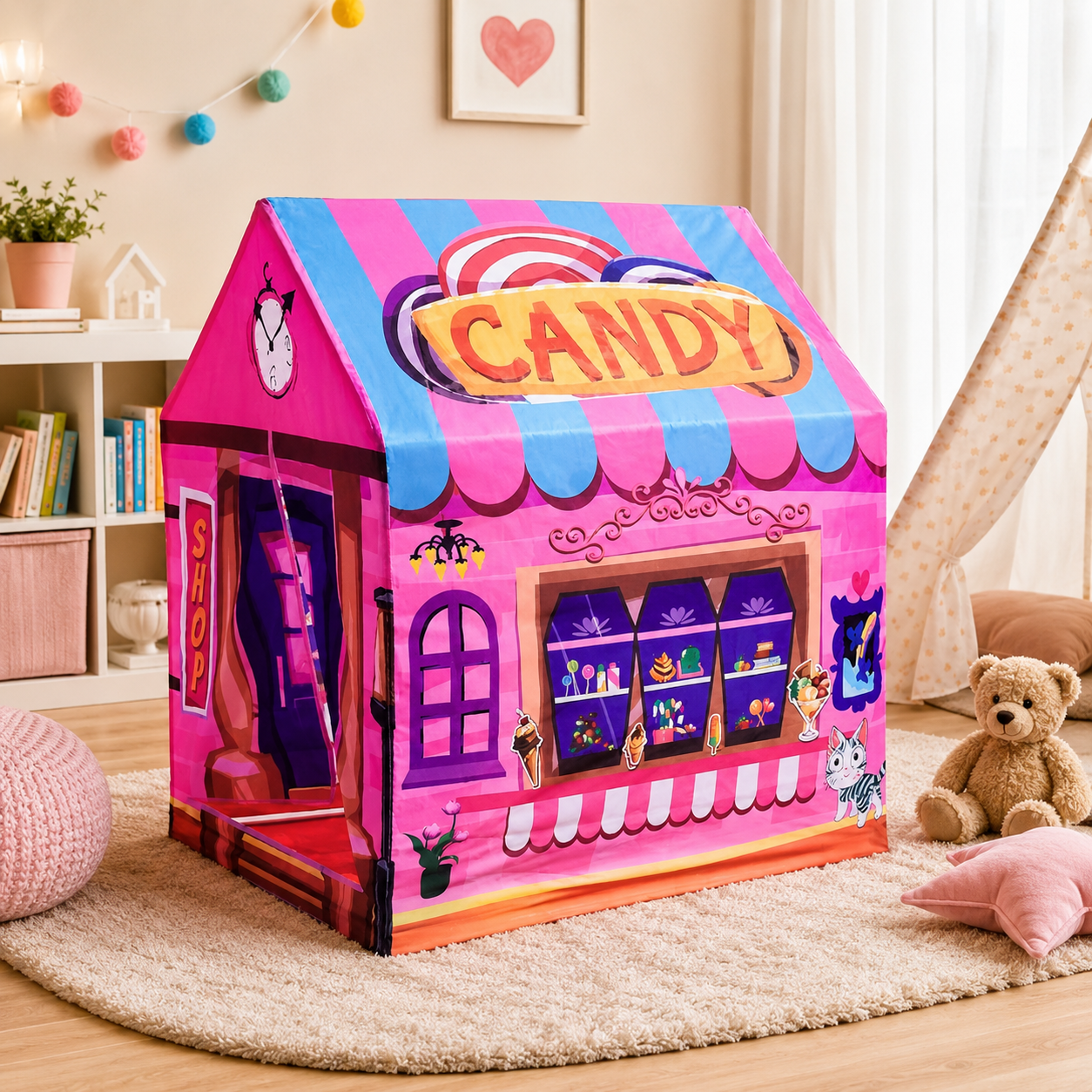 Children's tent - House with theme shop" - Model A999-236