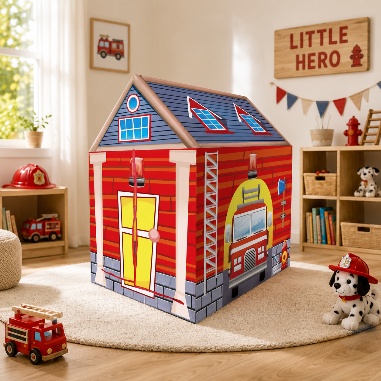 Children's Play Tent - Fire Station
