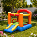 HAPPY HOP Castle - trombone party house with tobago, 260 x 210 x 200 cm