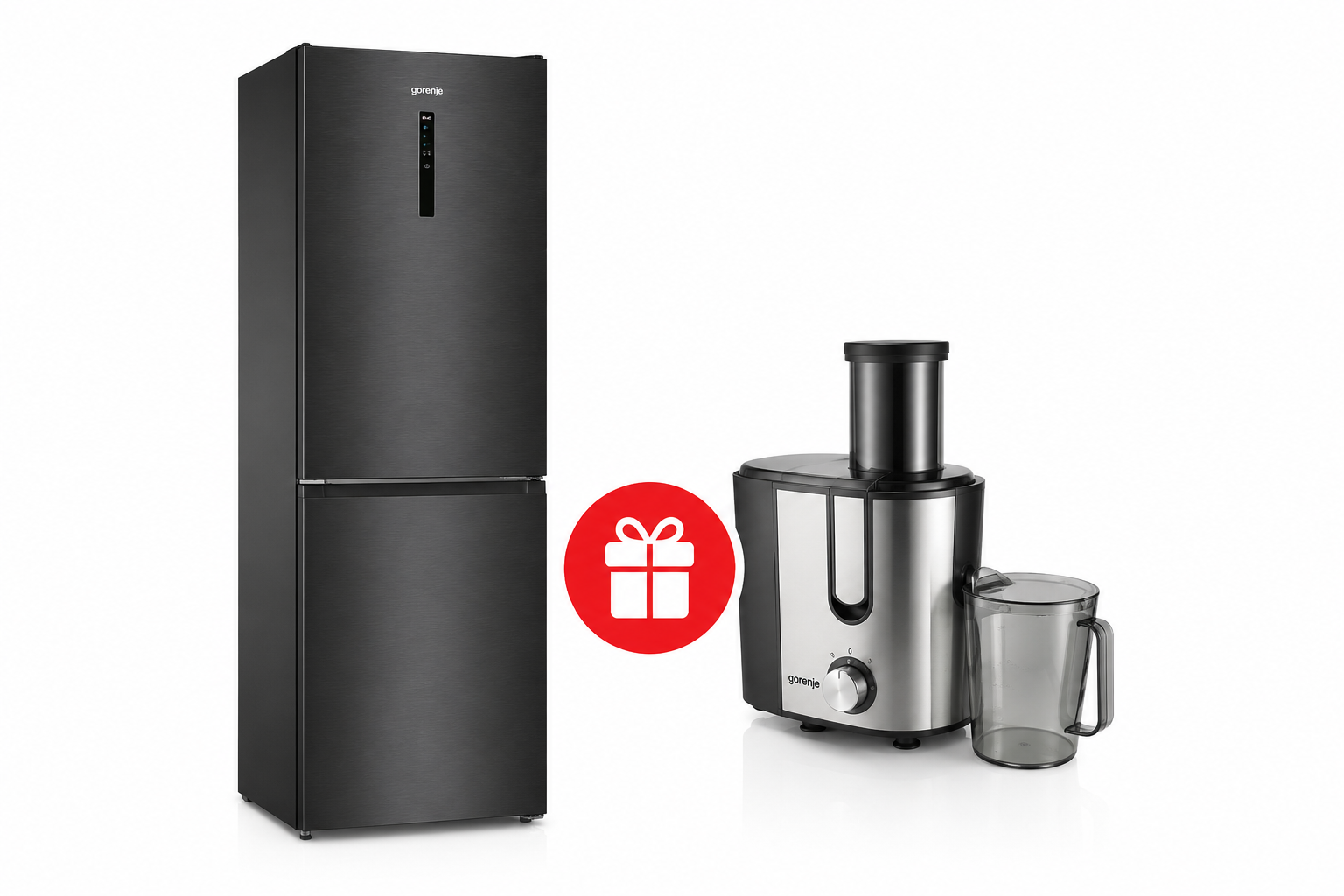 Gorenje Refrigerator NRK619EABXL4 + GRATIS Shrimp JC900E