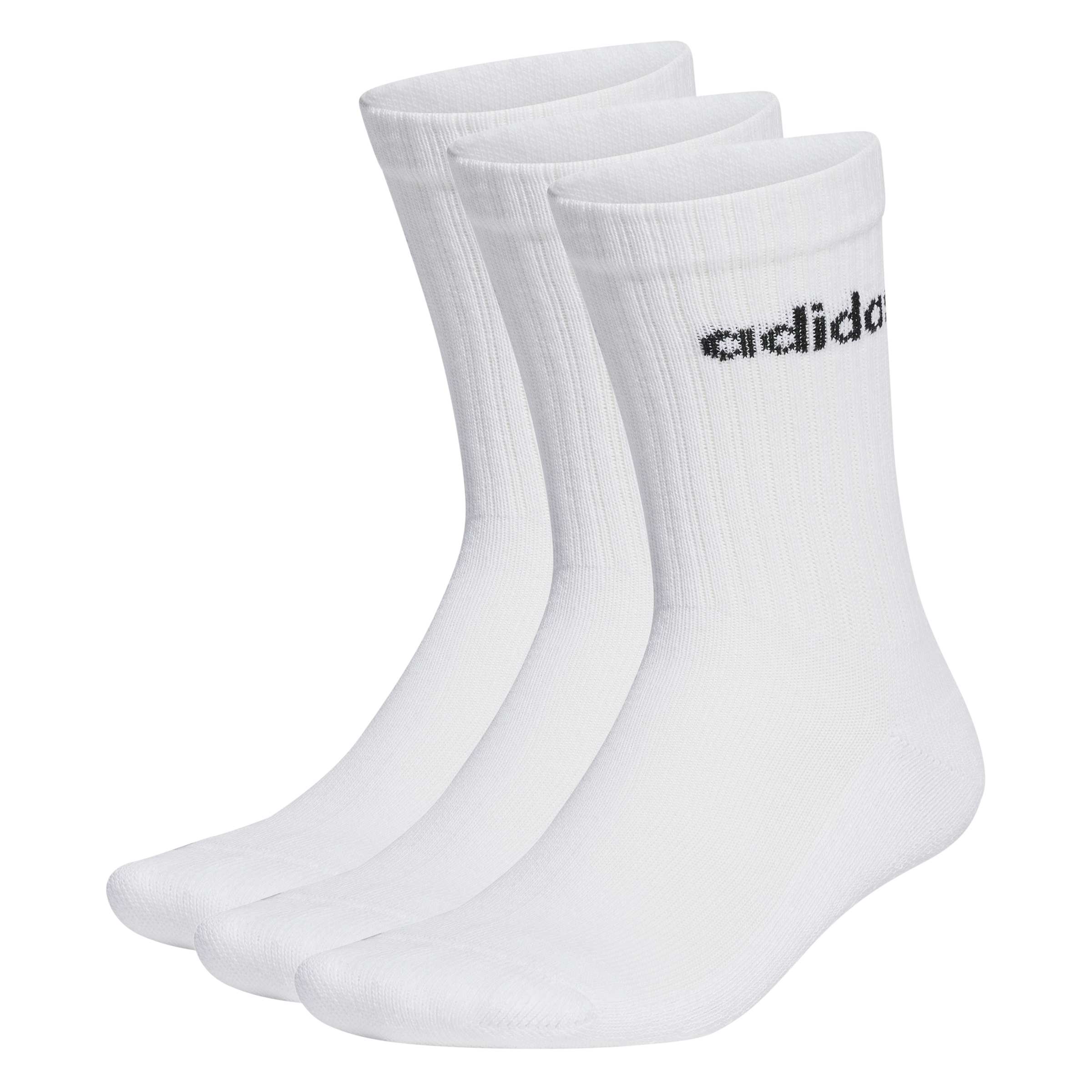 Adidas Socks C Lin Crew 3P, HT3455, 3 pair, white
