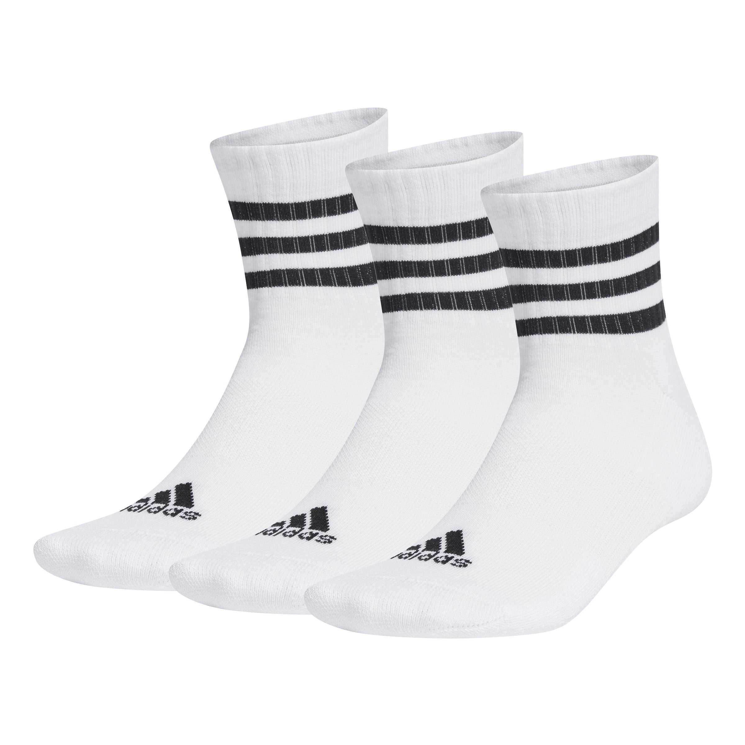 Adidas Shoes 3S C Spw Mid 3P, HT3456, 3 Pairs, White