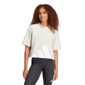 Women's shirt Adidas W Bl Sj Bf T JG8729, with round neck, running