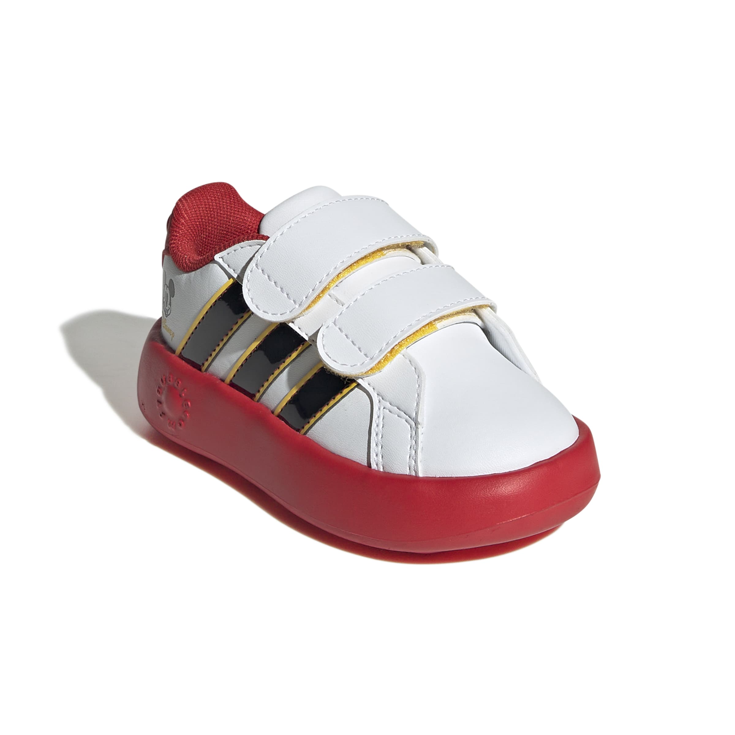 Adidas Grand Court Mickey Cf I, JQ8070, Red and White