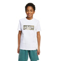 Adidas Jd shirt for boys B Camo Lin JX6871, with round neck, white