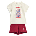 Adidas kit for boys I Mrvl Sm T set JZ3550, white-red