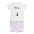 Adidas set for girls I Dy Fro T set JZ3553, white pink