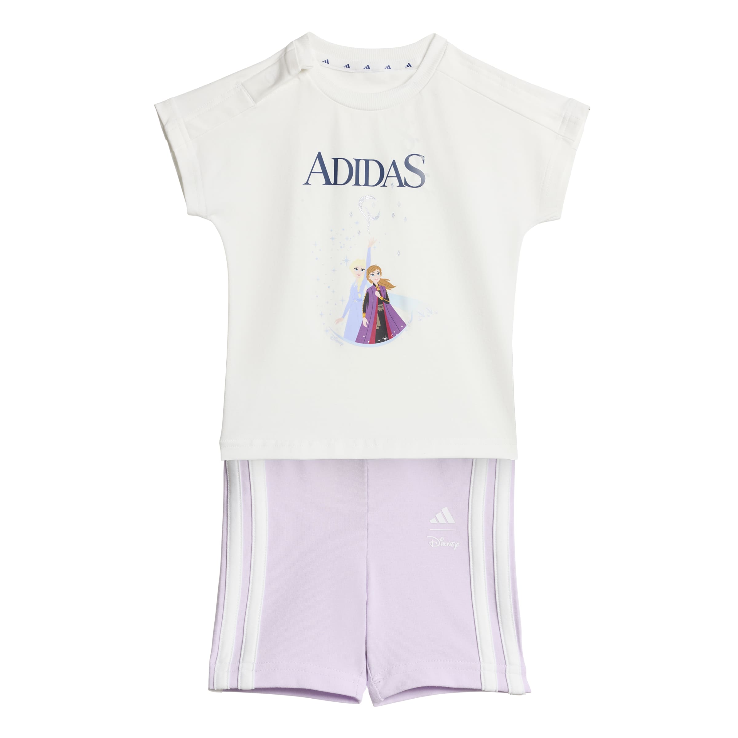 Adidas set for girls I Dy Fro T set JZ3553, white pink