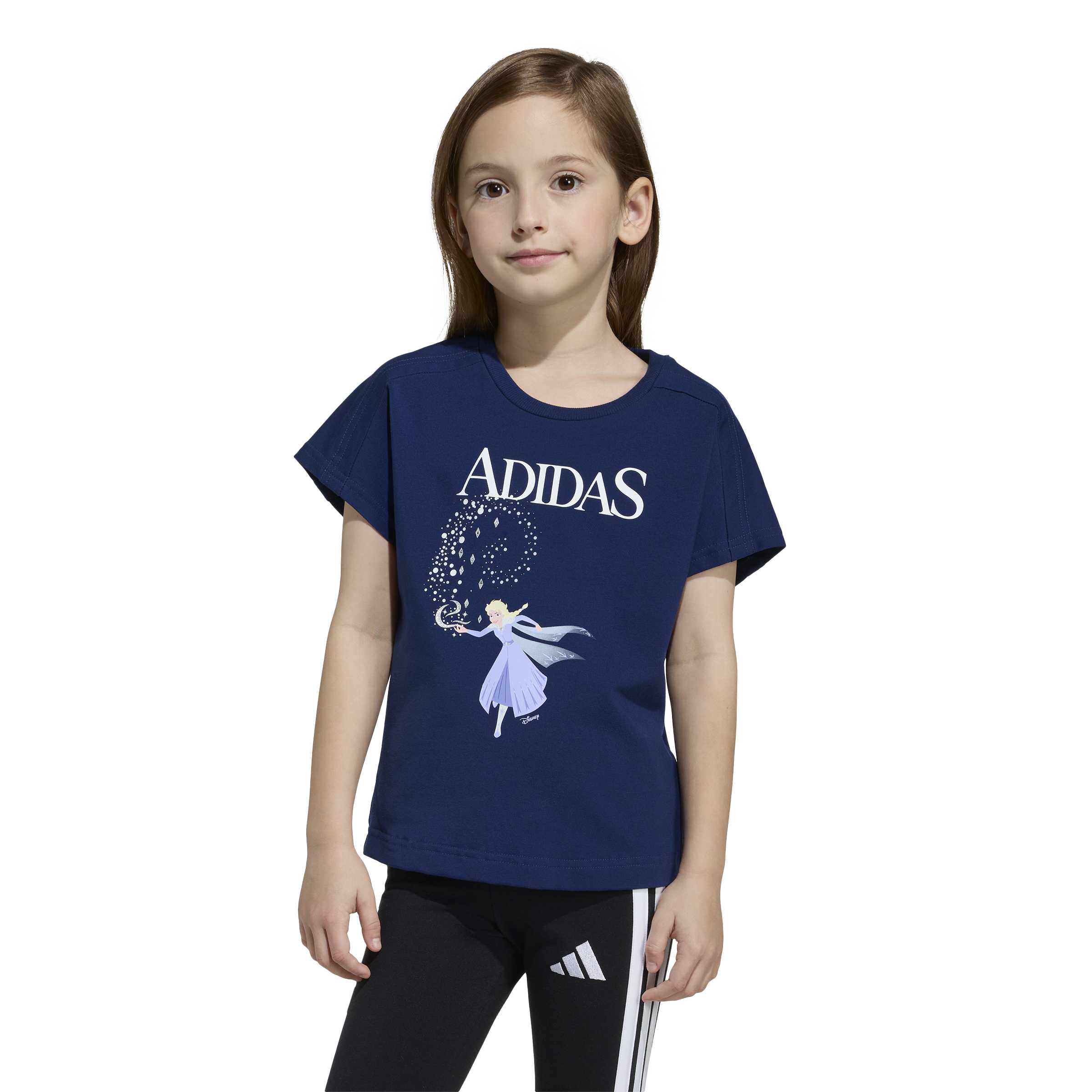 Adidas shirt for girls Lg Dy Fro T JZ7664, short sleeves, Teget