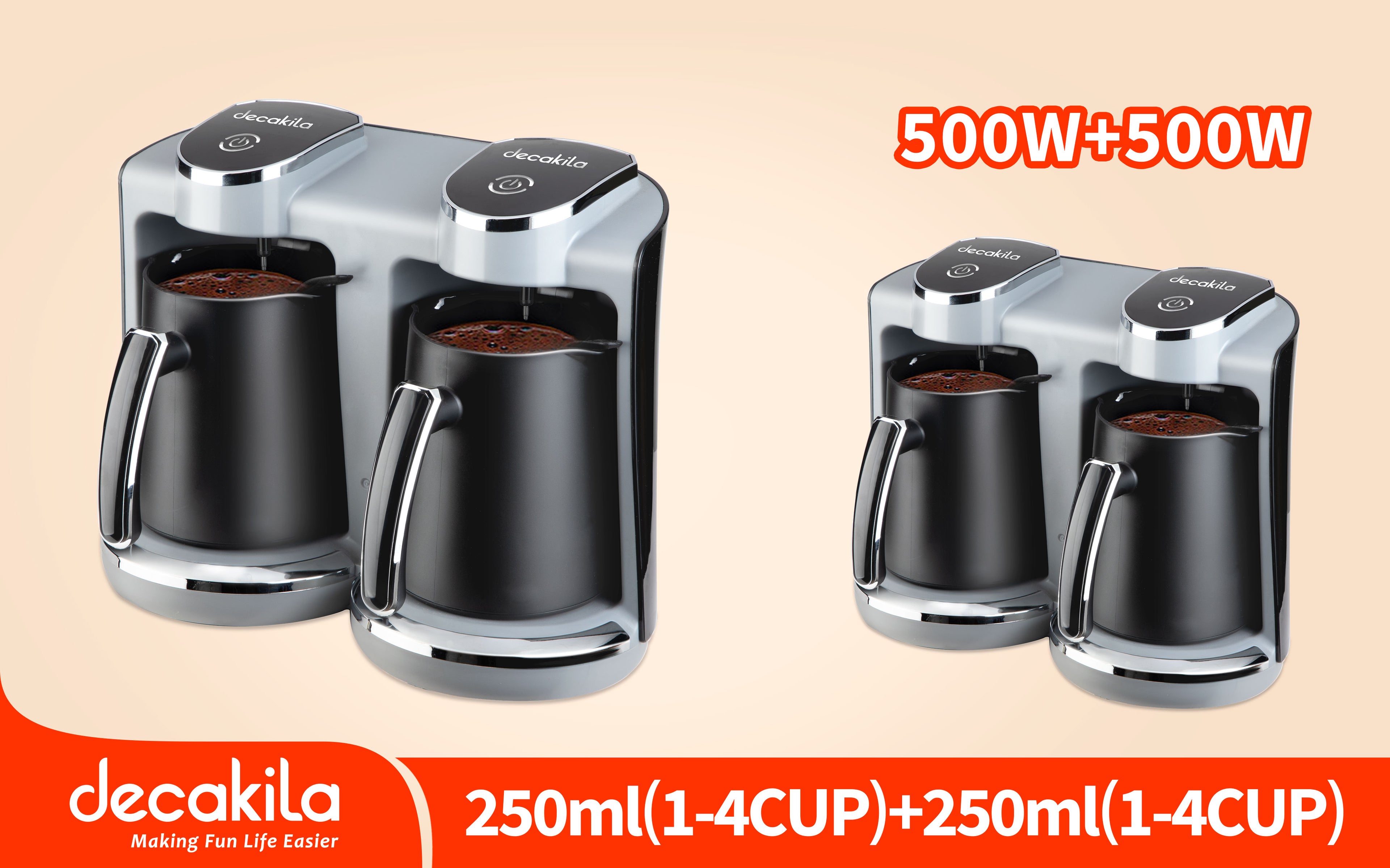 Decakila Turkish coffee maker KECF031B