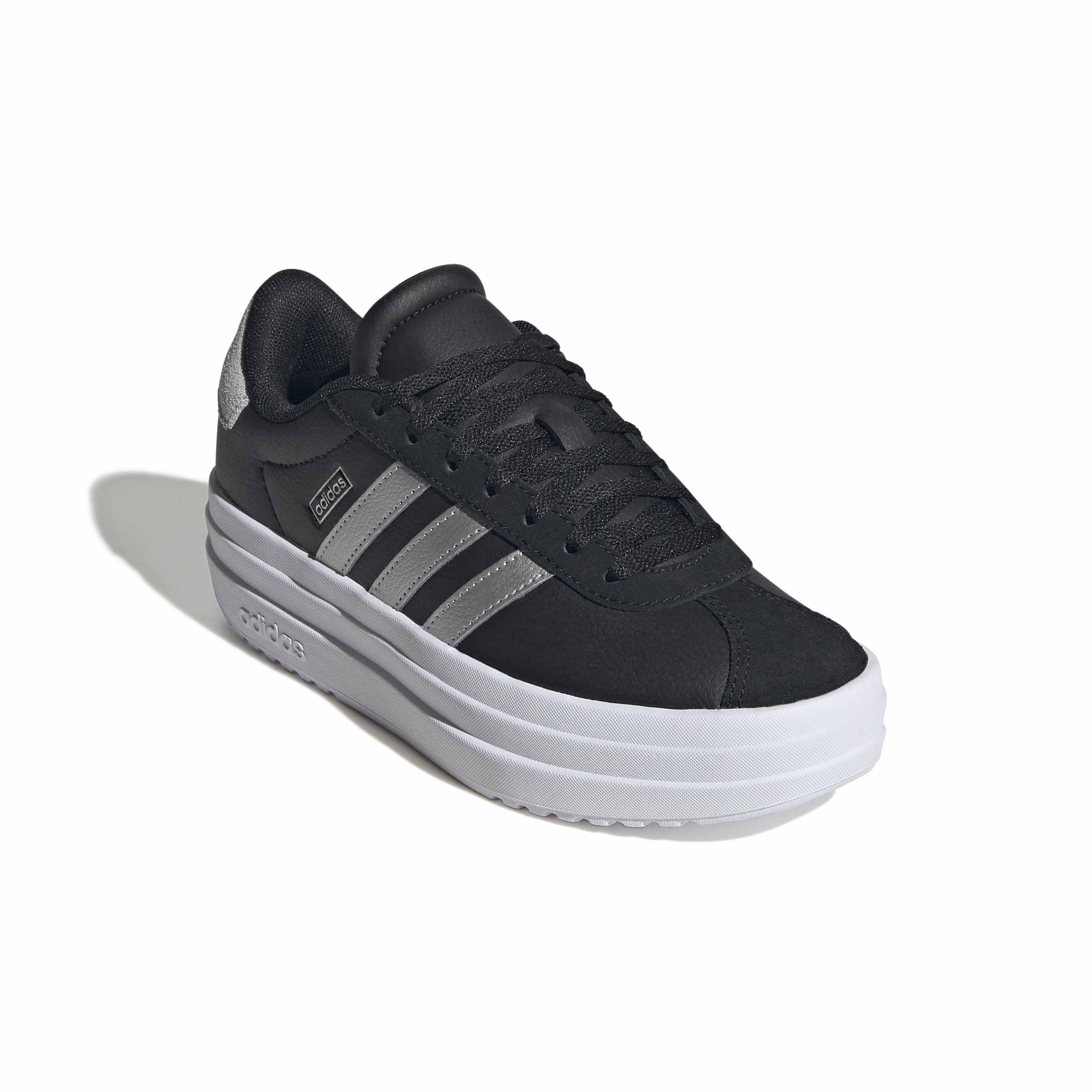 Adidas Baby Boots for Girls VL Court Bold J KI4773, Black and Silver