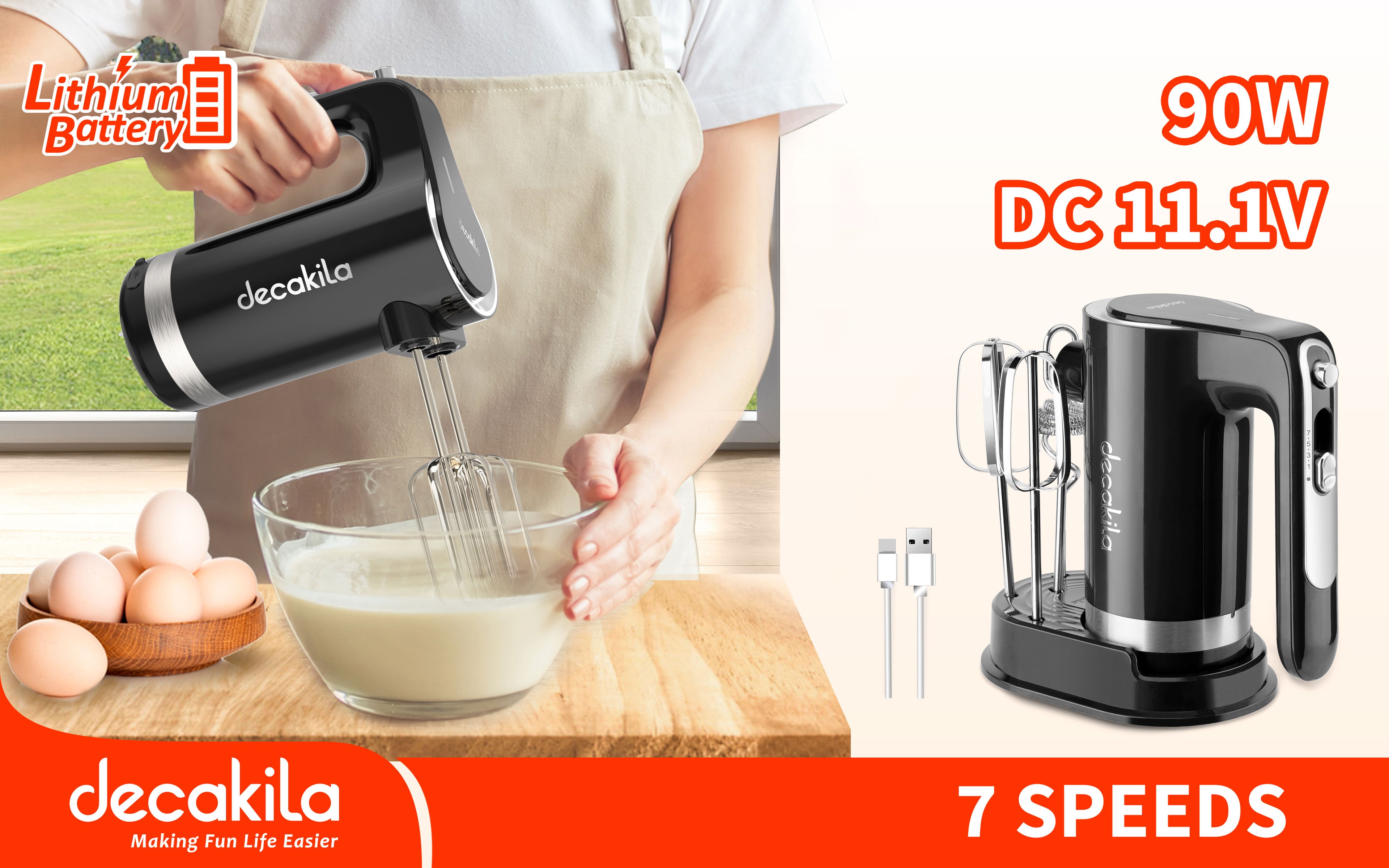 Decakila handheld mixer KMMX006B