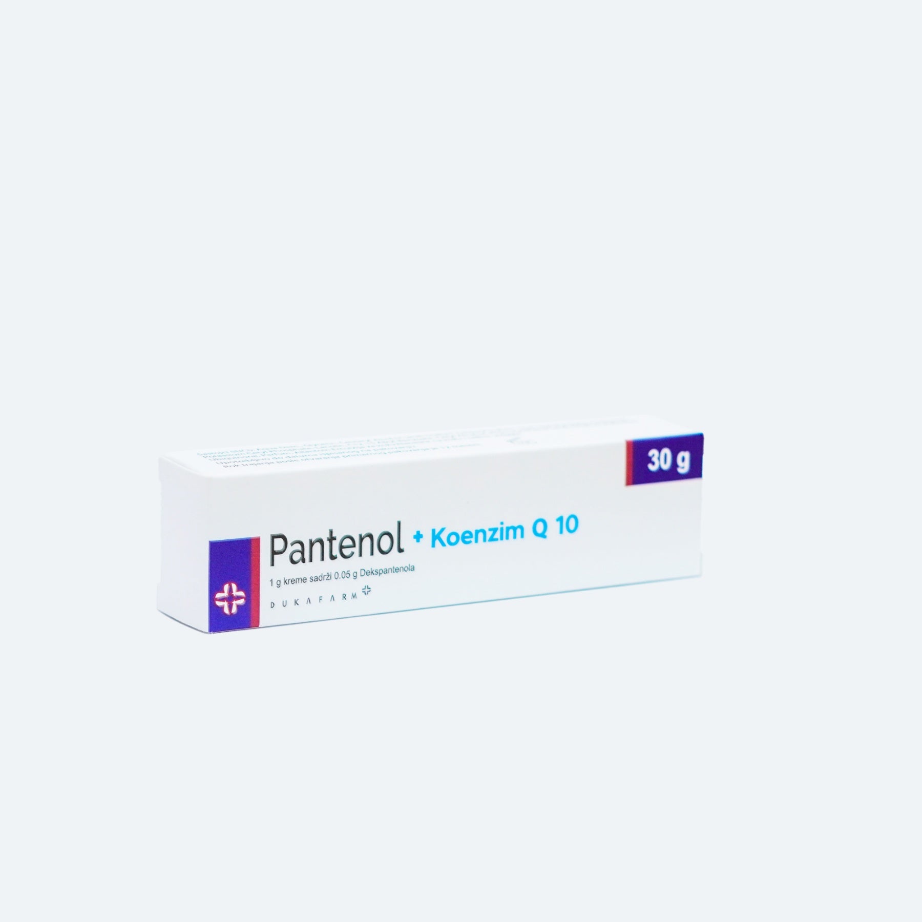 Ducafarm Panthenol with Coenzyme Q10, 30 grams.