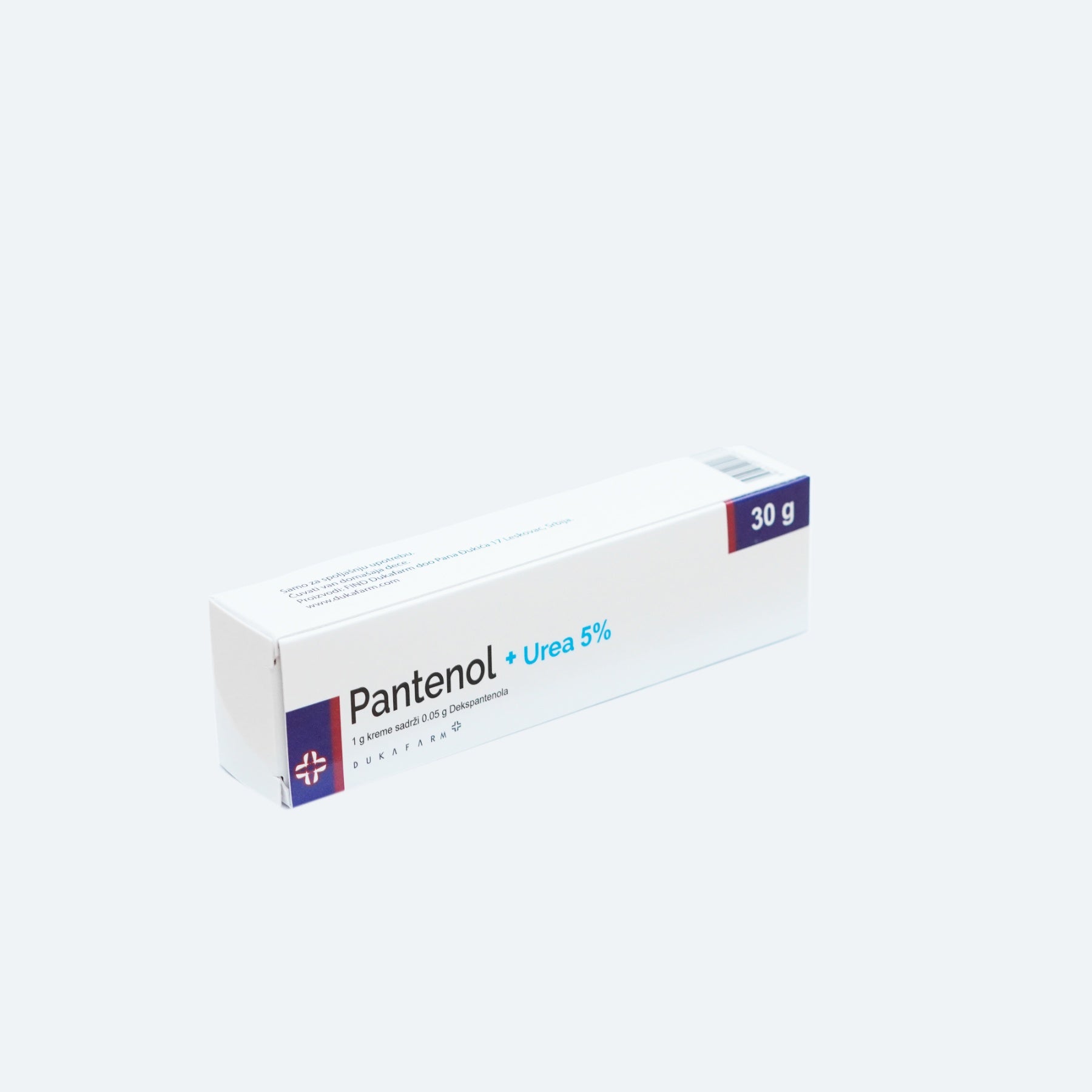 Ducafarm Panthenol with 5% urea, 30 grams.