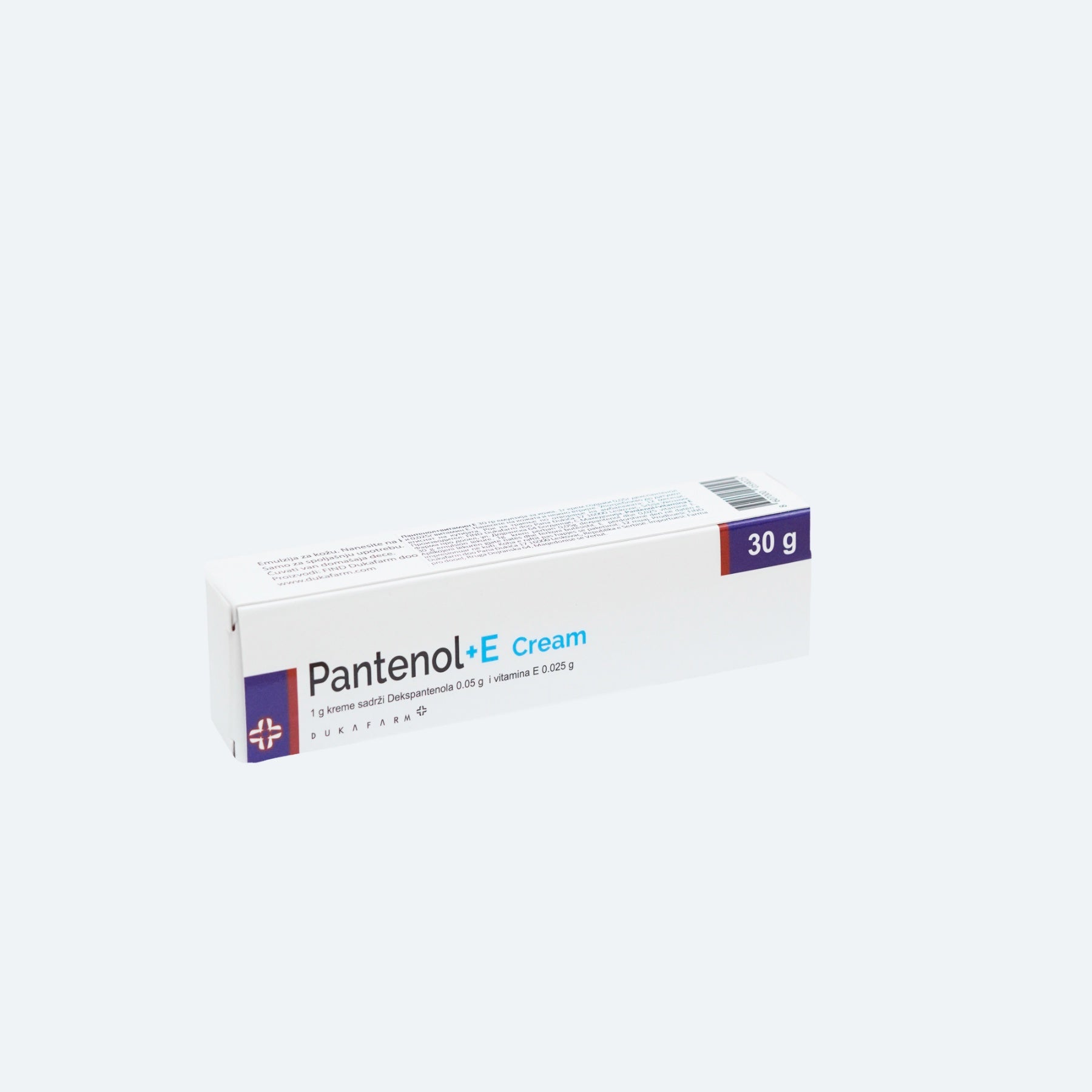 Ducafarm Panthenol with Vitamin E, 30 grams.