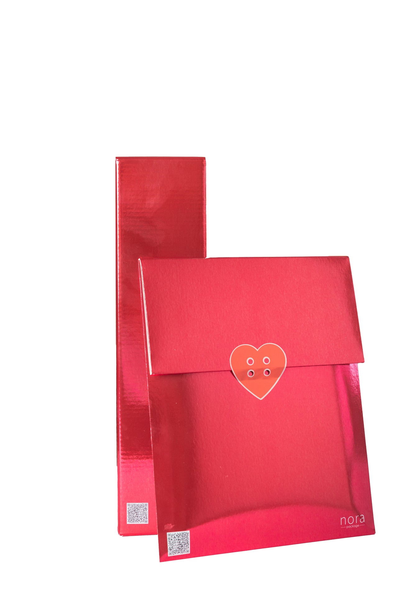 Nora package set from a red drink box and big pocket envelope red