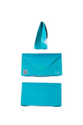 Nora package set of three envelope stone menthol blue