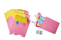 Nora package set of ten boxes ranch pink-yellow