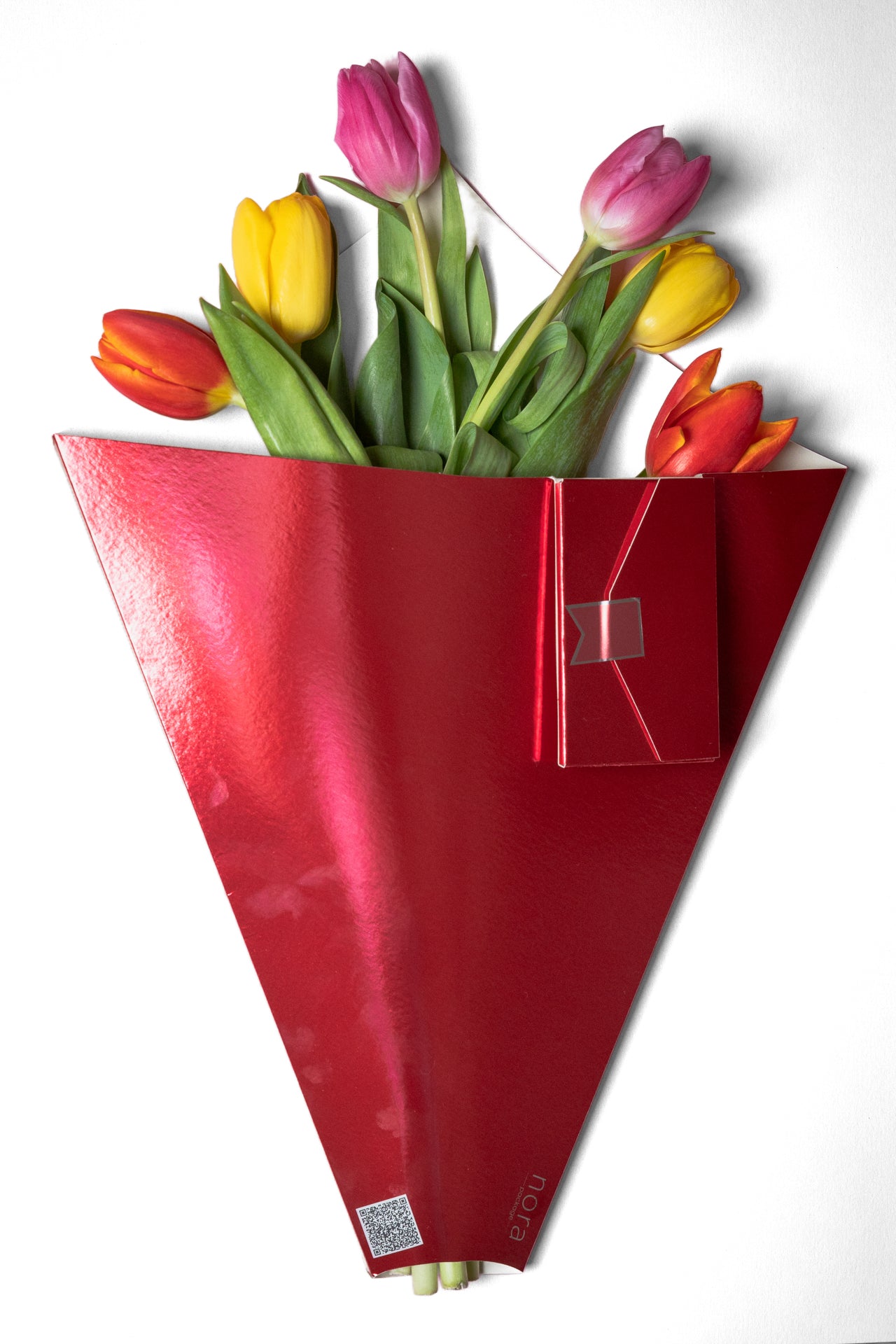 Nora package set of five decorative packs for red flowers