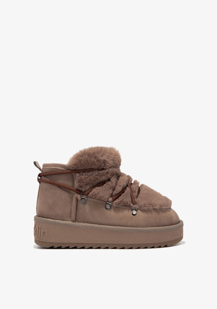 D Franklin boots for girls Nordic DFSH370011, brown