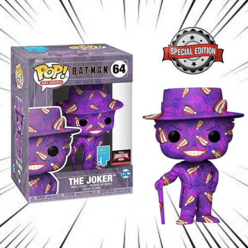 Funko Pop! Art Series: DC Batman - The Joker (Special Edition) #64 Figure