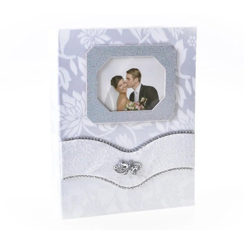 Photo album Story wedding, with circuses, 200 photos, 13x18 cm, light grey