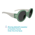Chicco Children's sunglasses 0m+ Green Smoky Lenses Green