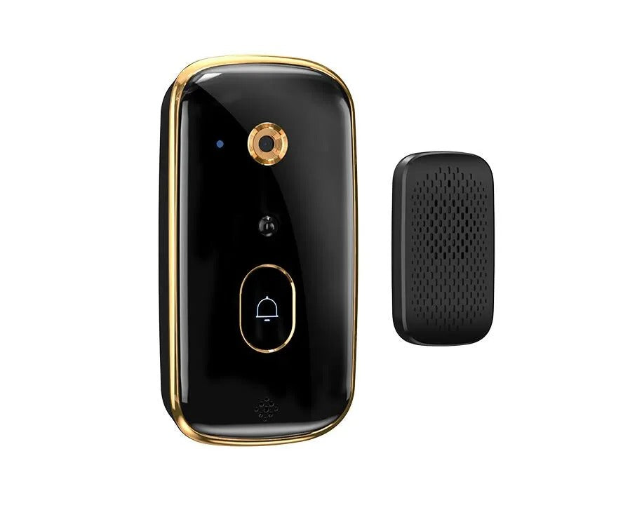A flashing bell with an X10 camera