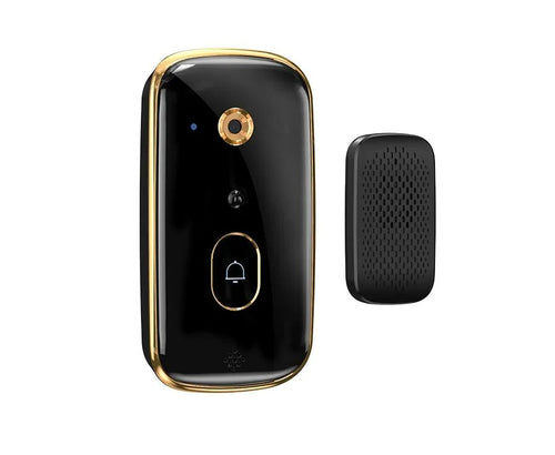 A flashing bell with an X10 camera
