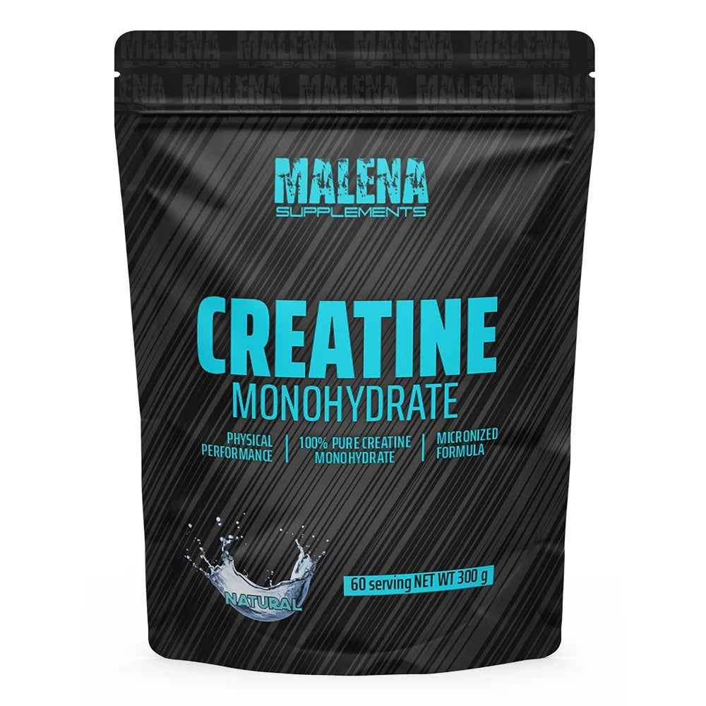 Malena supplements 100% pure creatine monohydrate natural 300gr