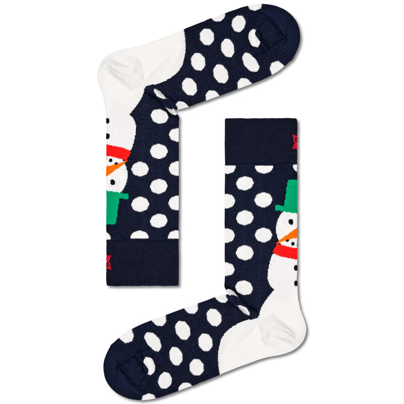 Happy Socks Jumbo Snowman Socks Unisex