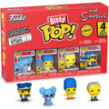 Funko Bitty Pop! 4-Pack The Simpsons Itchy Marge Simpson Moe Szyslak Chief Wiggum Figure