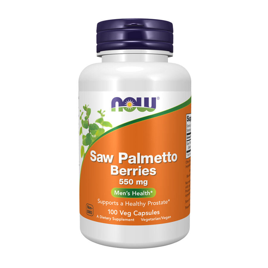 Now saw palmetto berries capsules 550mgs, 100 pieces