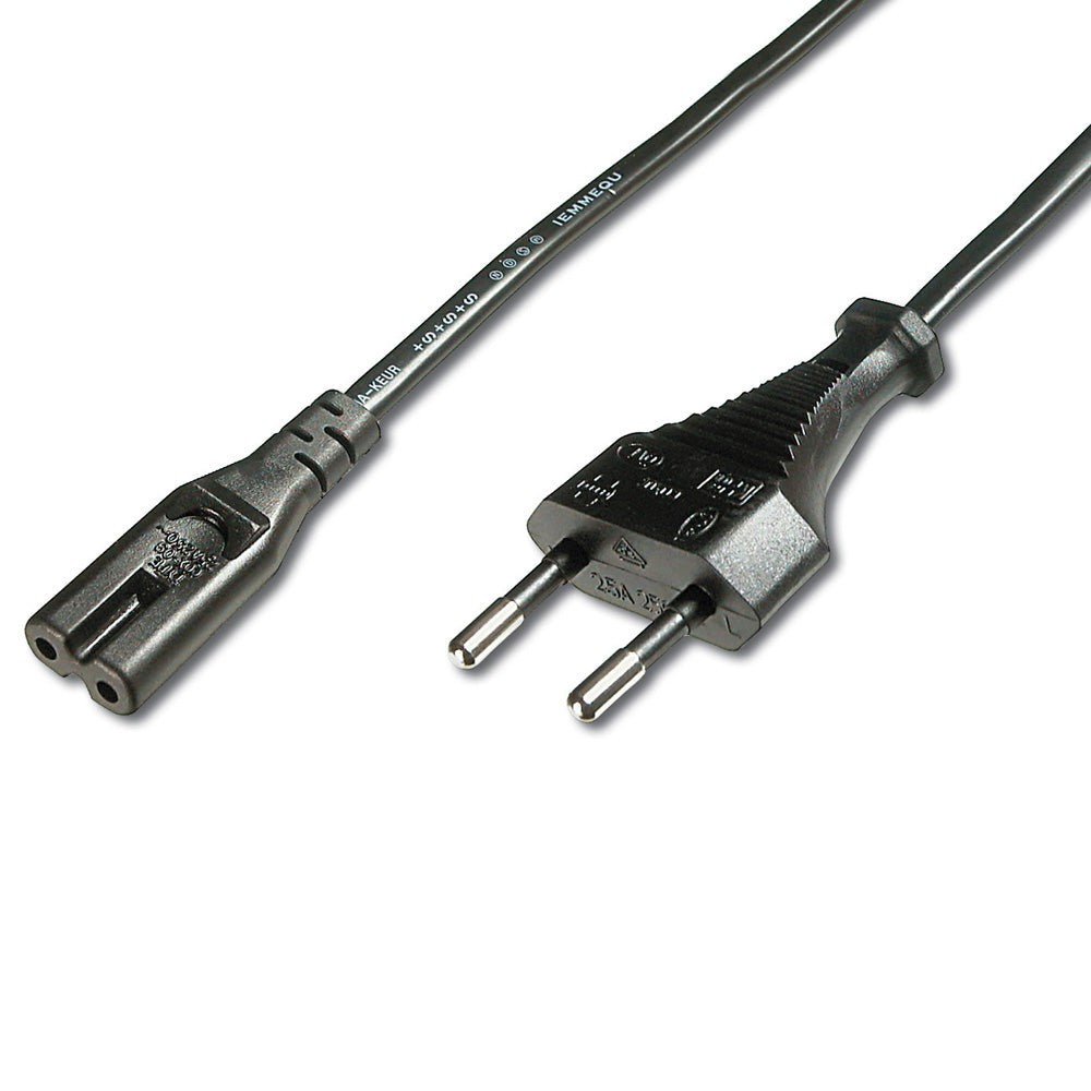 C7 to EUR 1.5m power cable, black