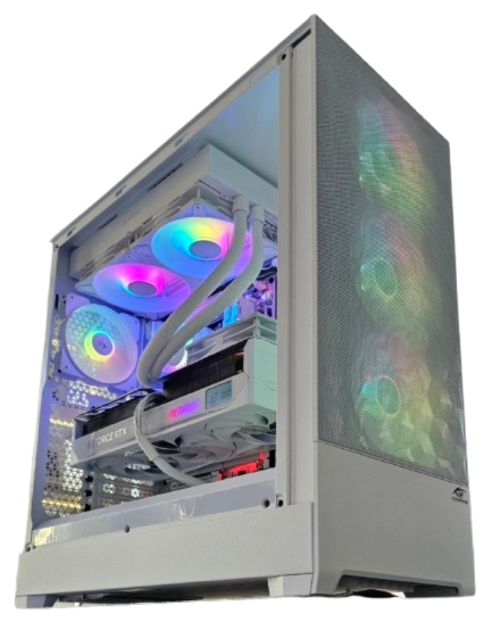 Insomnia Computer Configuration Arctic Blizzard X870, 9800X3D, 32GB DDR5-6000, 5080, 2TB, 850W