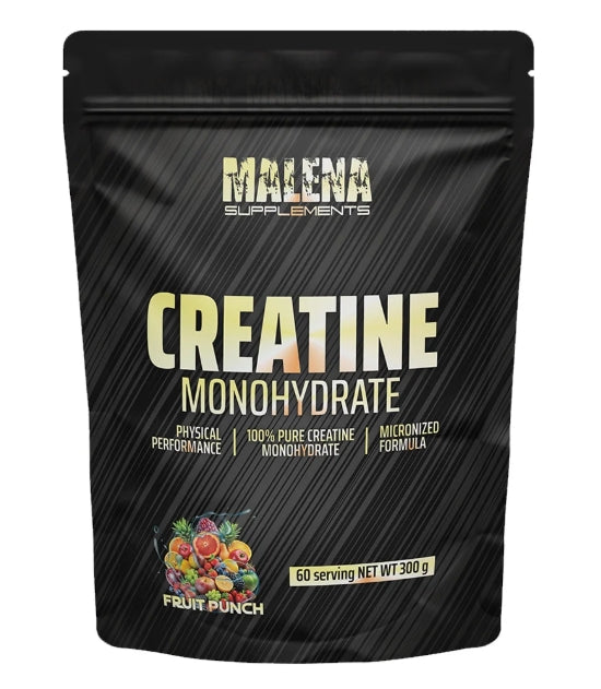 Malena supplements 100% pure creatine monohydrate punch 300gr