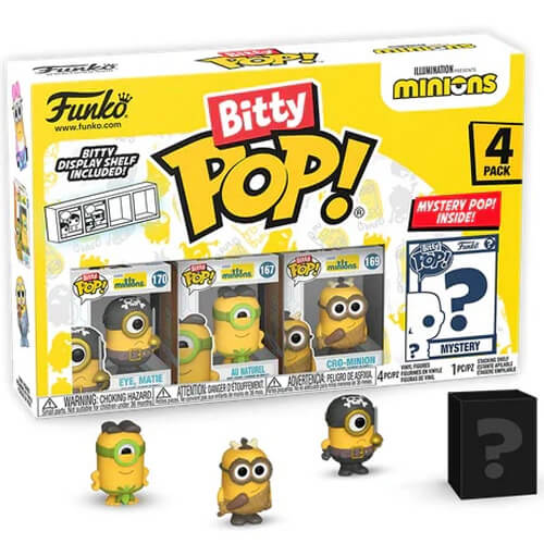 Funko Bitty Pop! 4-Pack Minions - Eye Matie Figure