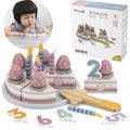 POLARB Wooden Toy Birthday Cake