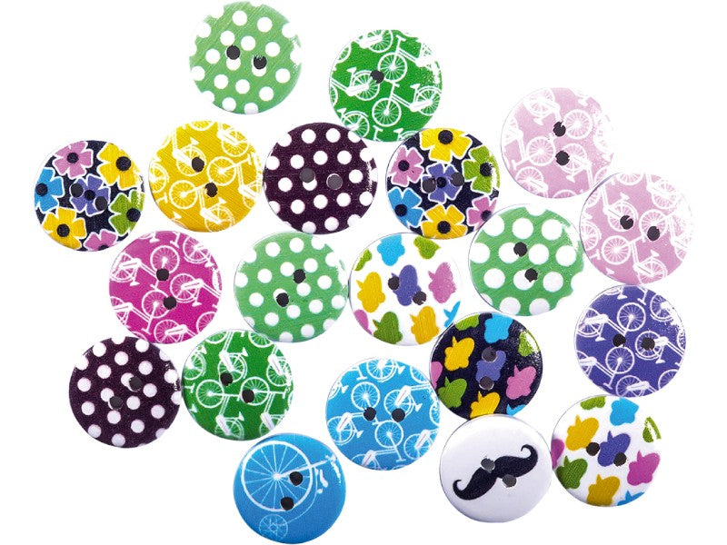 Craft Buttons to Print 20mm 20/1